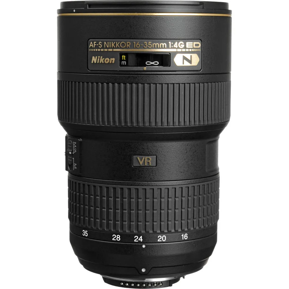 Nikon AF-S 16-35mm f/4G ED VR Zoom Lens (2182) Intl Model Bundle