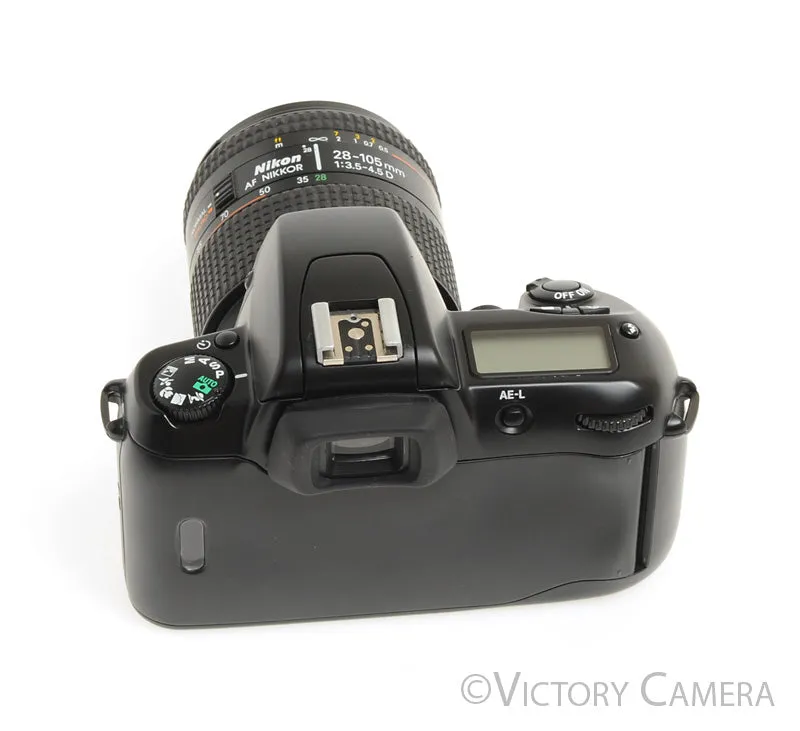 Nikon F60 35mm Film Camera Body w/ Nikkor 28-105mm Zoom Lens