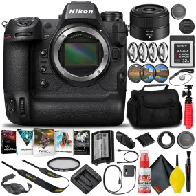 Nikon Z9 Mirrorless Camera (1669) with 40mm Lens   32GB XQD Card (INTL)