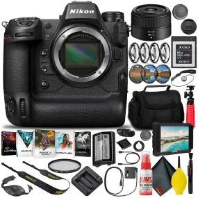 Nikon Z9 Mirrorless Camera (1669) with 40mm Lens   64GB XQD Card (INTL)
