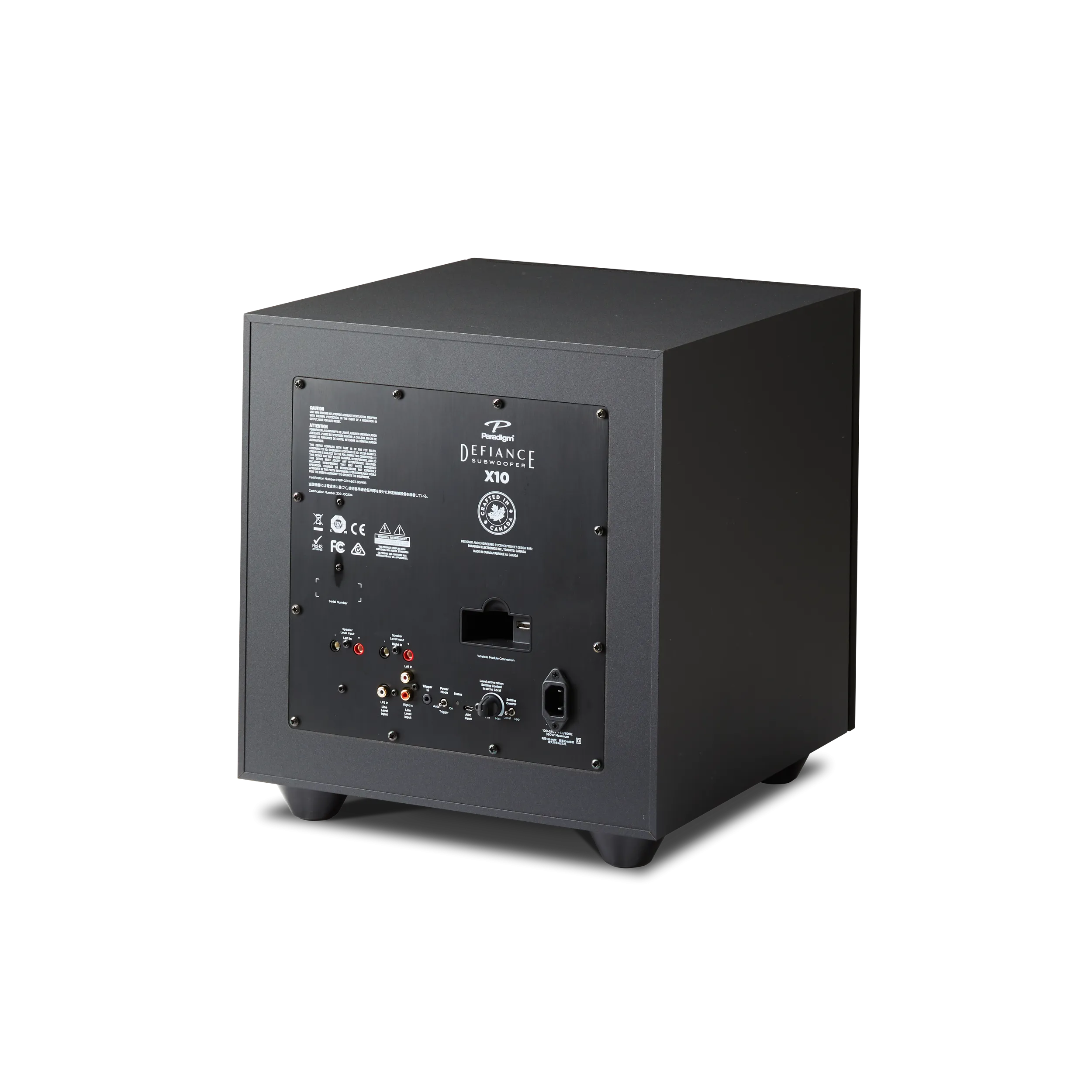 Paradigm Defiance X10 10" Powered Subwoofer Open Box