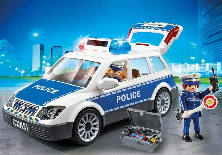 Playmobil City Action - Police Car With Lights And