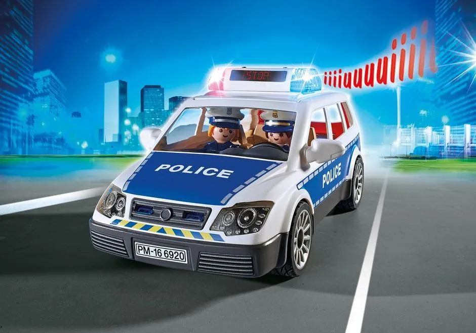 Playmobil City Action - Police Car With Lights And