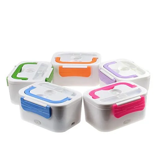Saimaa Multi Function Electric 40W 1.5L Heated Portable Lunch Dabba Electric Food Warmer Box Tiffin Portable Food Warmer | Electric Lunch Box | Traveling Lunch Box(Pack of 1)