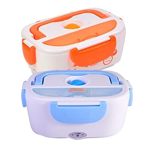 Saimaa Multi Function Electric 40W 1.5L Heated Portable Lunch Dabba Electric Food Warmer Box Tiffin Portable Food Warmer | Electric Lunch Box | Traveling Lunch Box(Pack of 1)