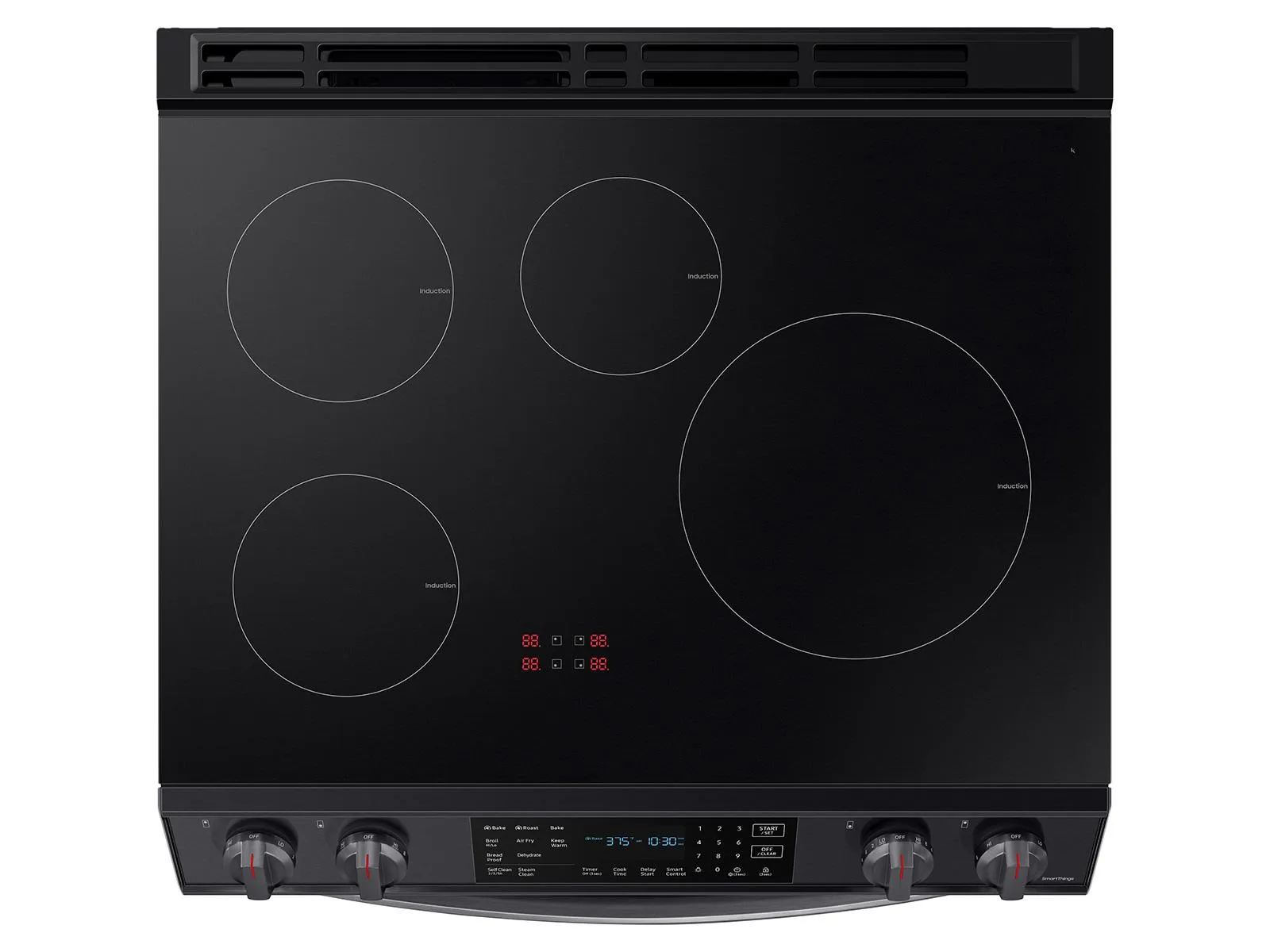 Samsung 6.3 cu. ft. Smart Rapid Heat Induction Slide-in Range with Air Fry