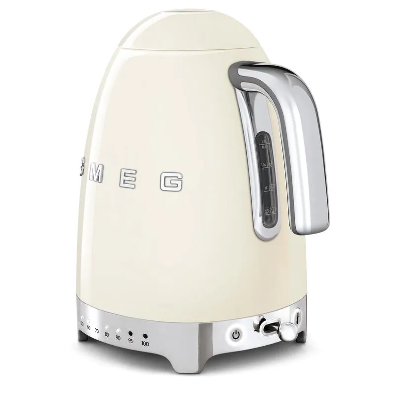 SMEG KLF04CRUK 50s Retro Style Jug Kettle Cream