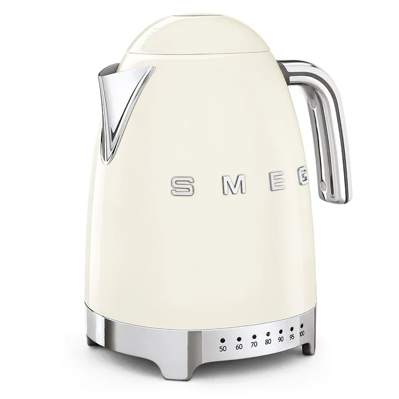 SMEG KLF04CRUK 50s Retro Style Jug Kettle Cream