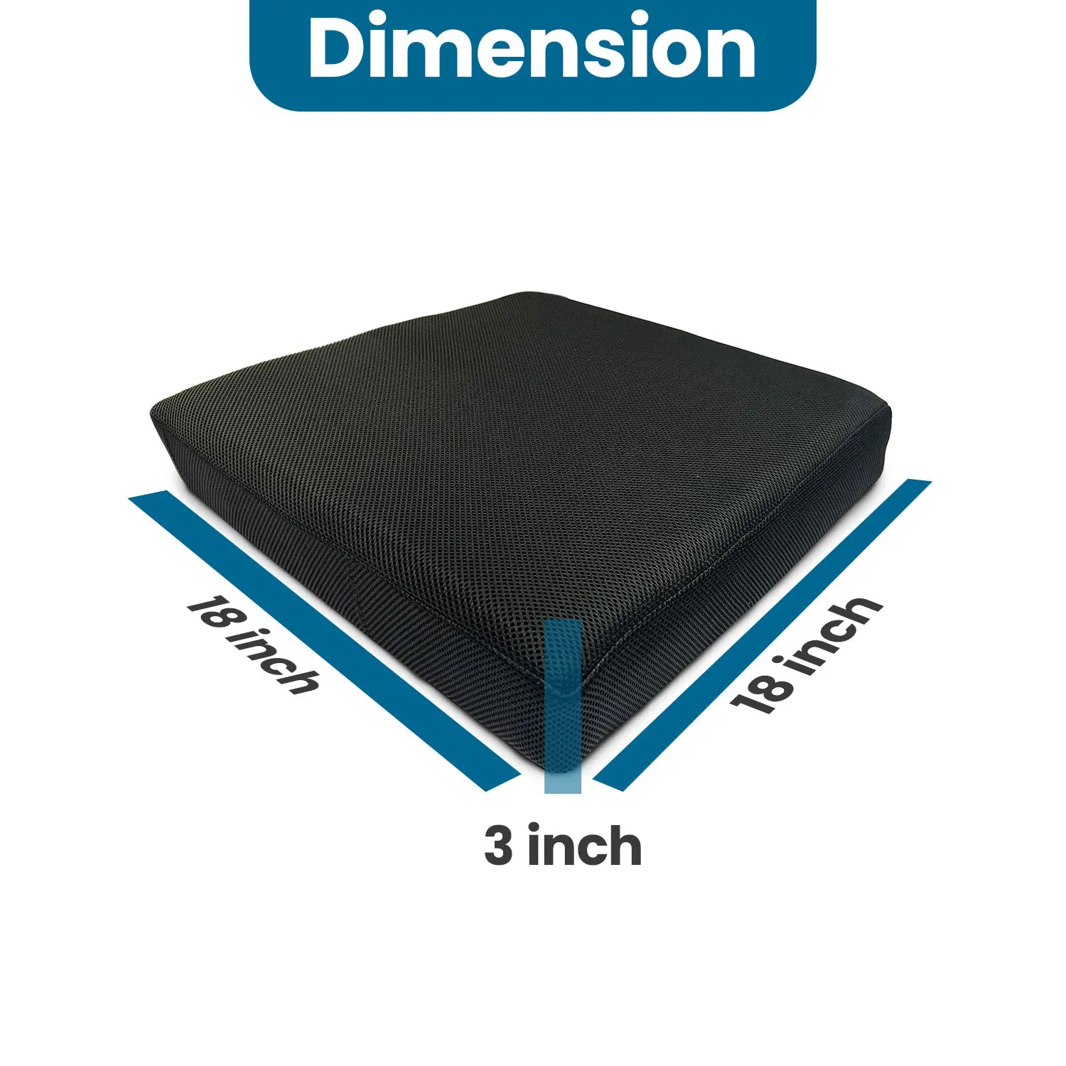 Standard Memory Foam Chair Seat Cushion