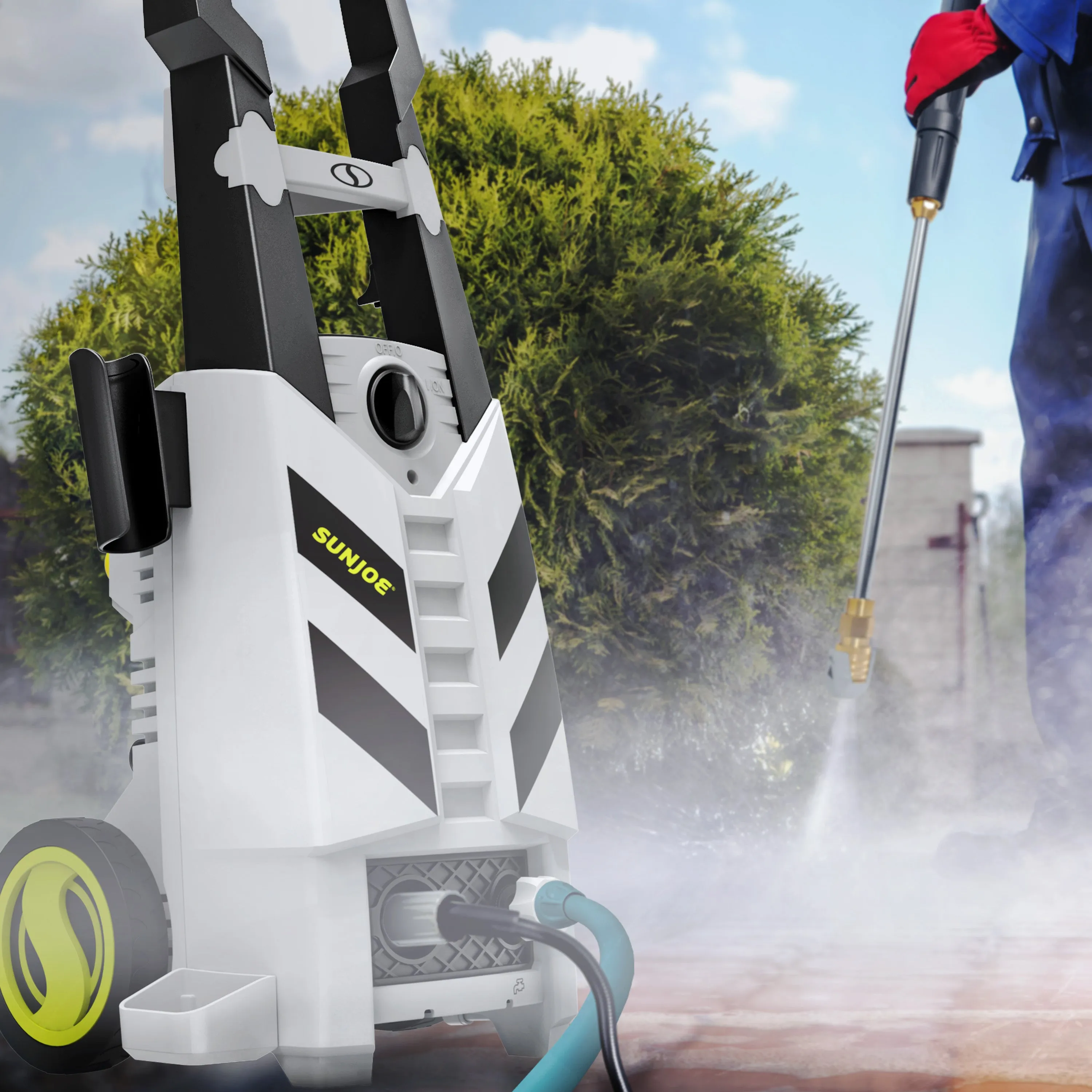 Sun Joe SPX2790-MAX Electric Pressure Washer | 2200 PSI Rated Pressure | Included Foam Cannon