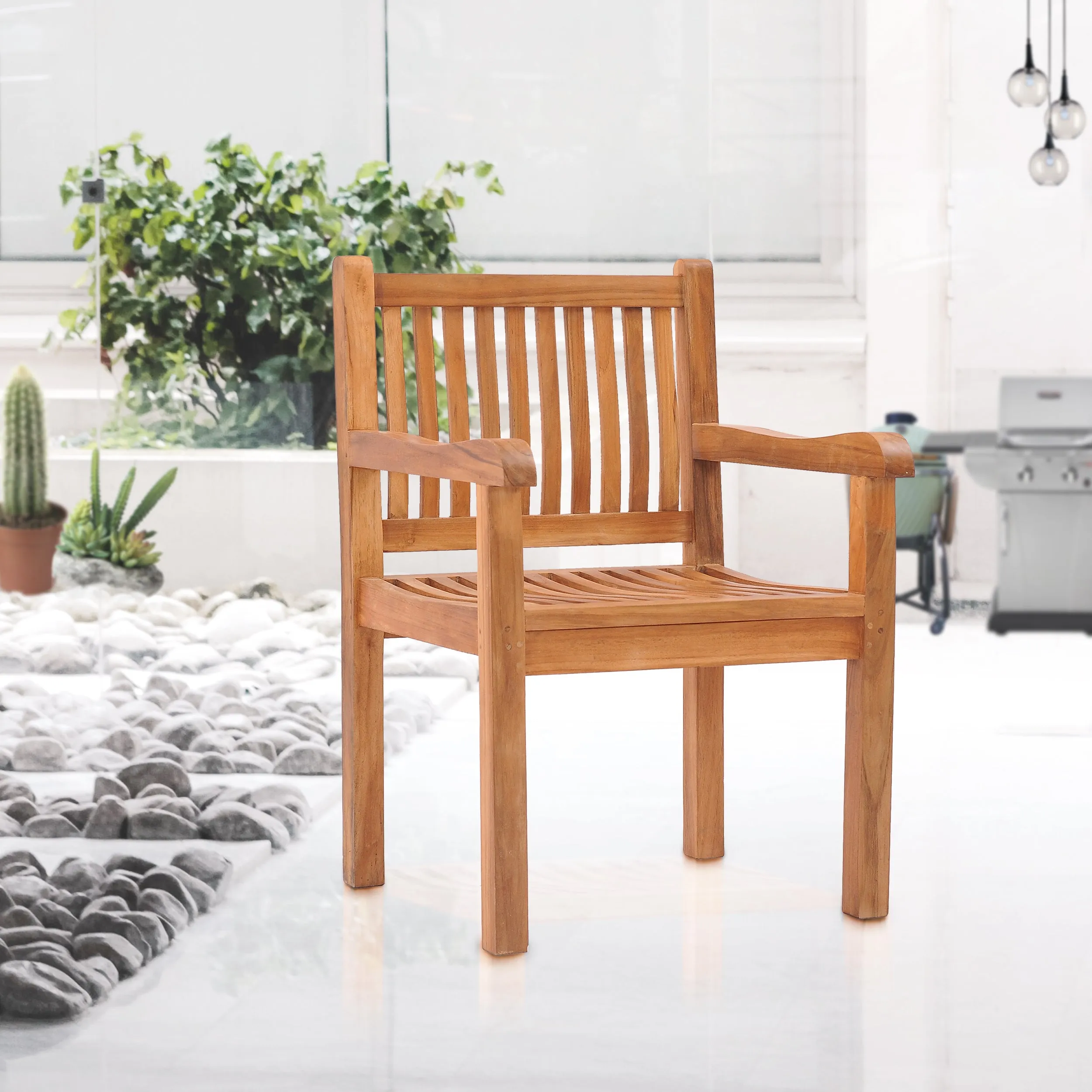 Teak Wood Elzas Arm Chair