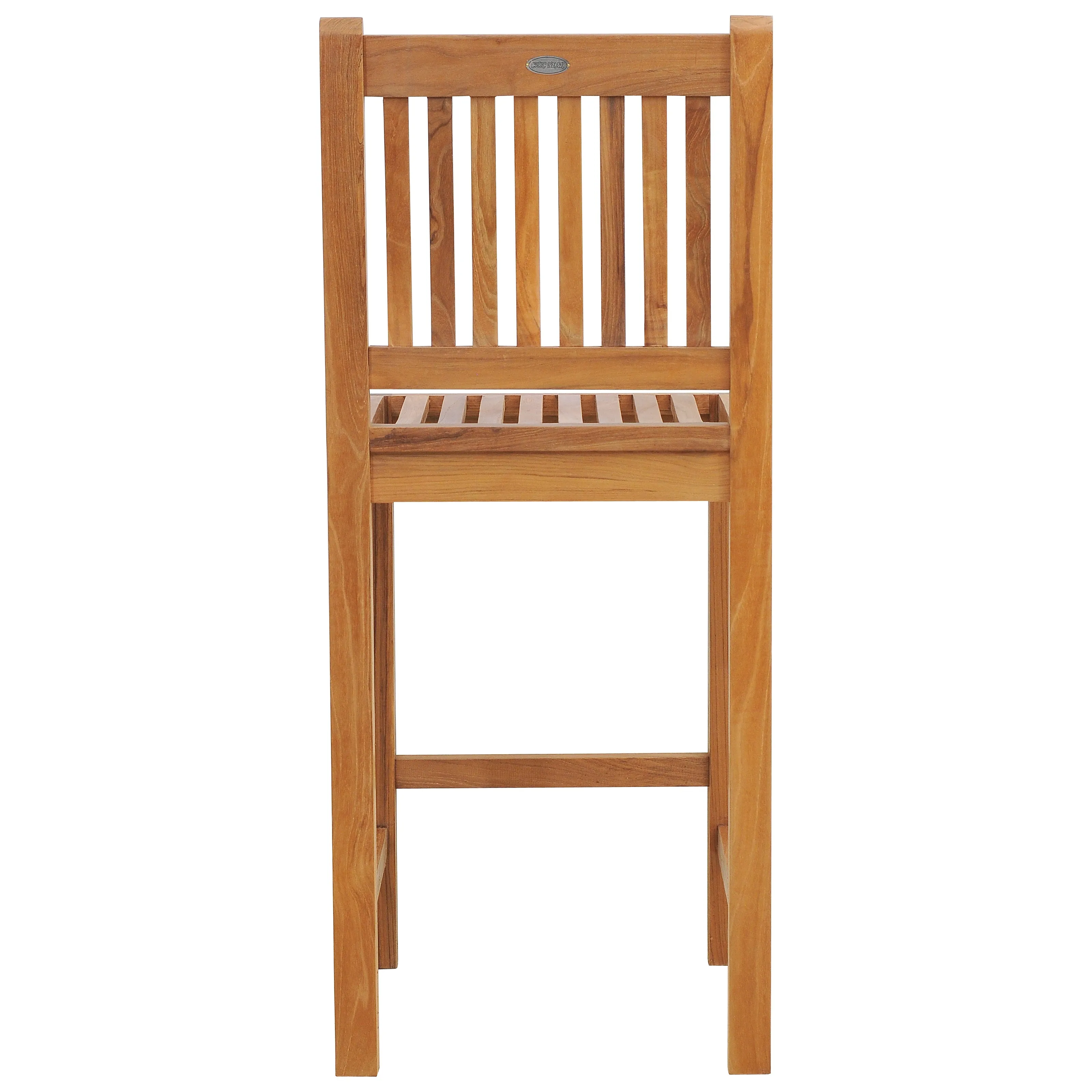 Teak Wood Elzas Barstool without Arms