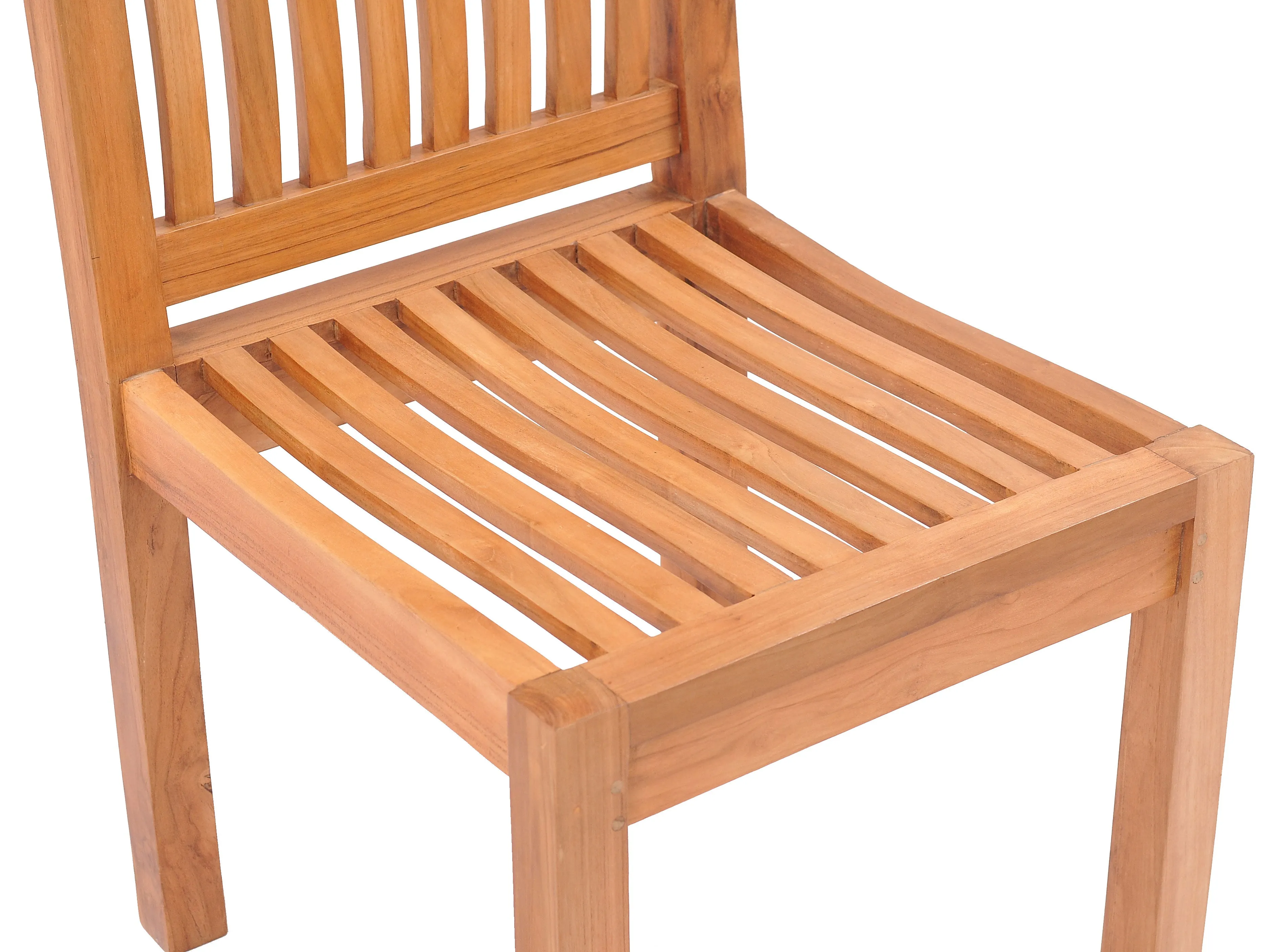 Teak Wood Elzas Side Chair