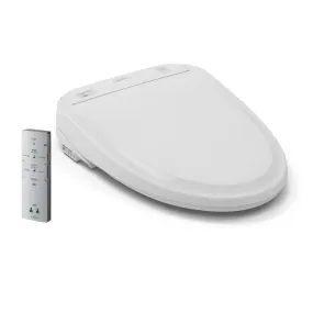 TOTO SW583#01 WASHLET S350E Bidet Toilet Seat with Auto Open/Close, Round, Cotton White