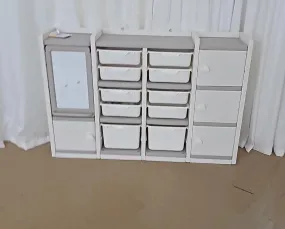 Toy Storage Kids Organizer with Easel