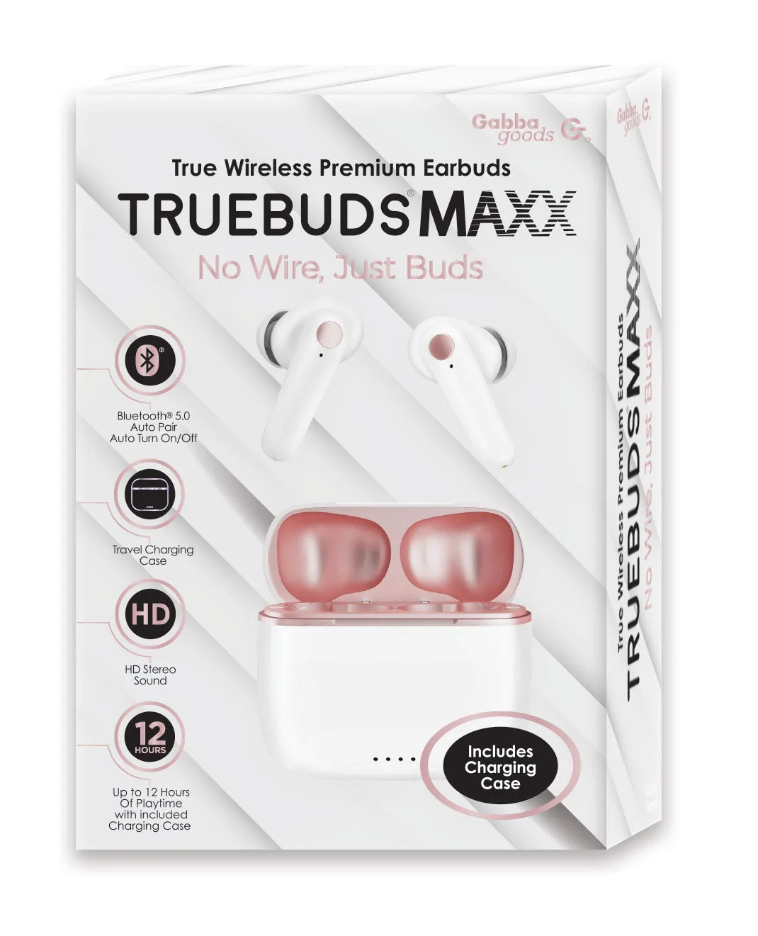 TrueBuds Maxx Premium Wireless Earbuds with Extended Battery Life and Superior Sound Quality