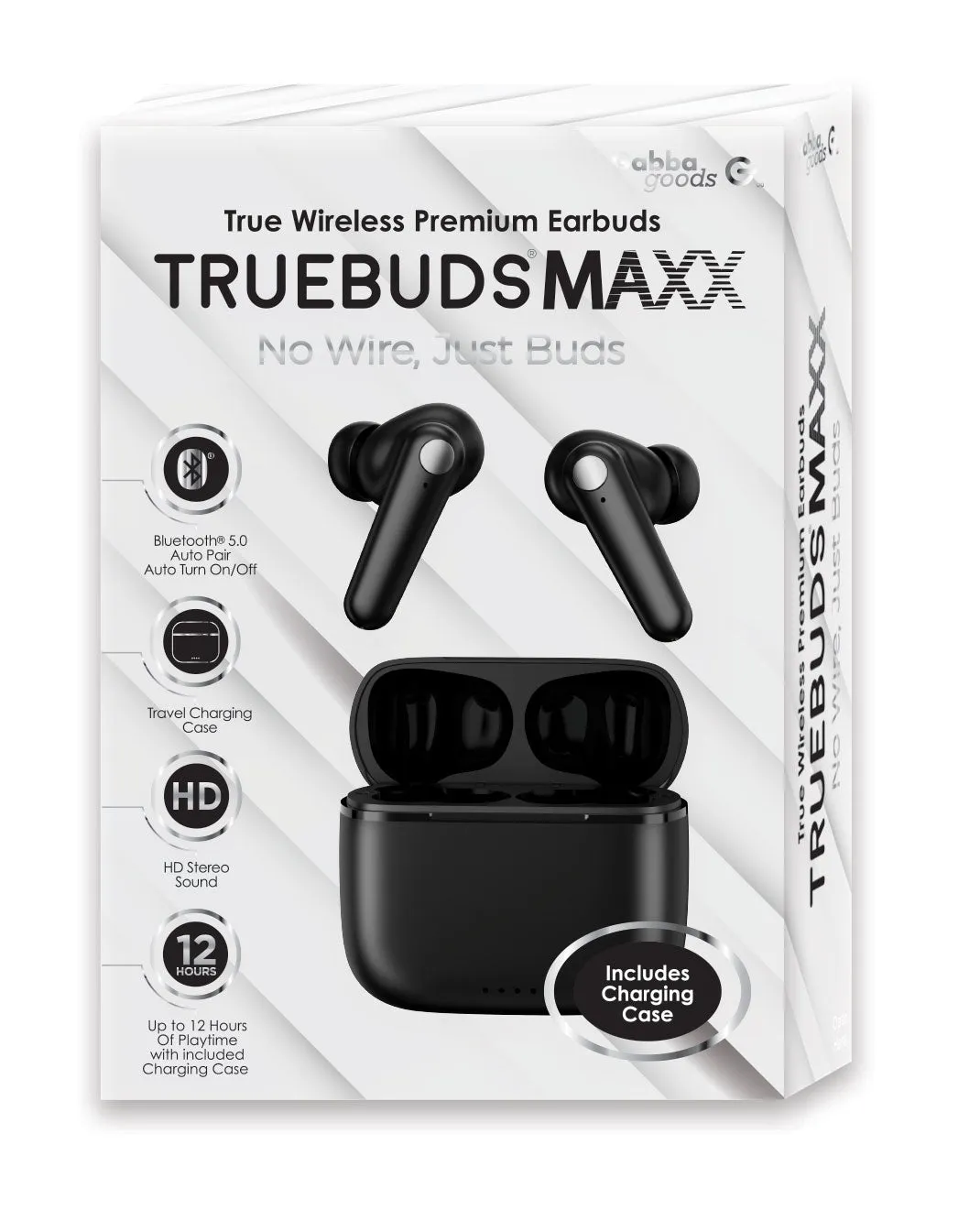TrueBuds Maxx Premium Wireless Earbuds with Extended Battery Life and Superior Sound Quality