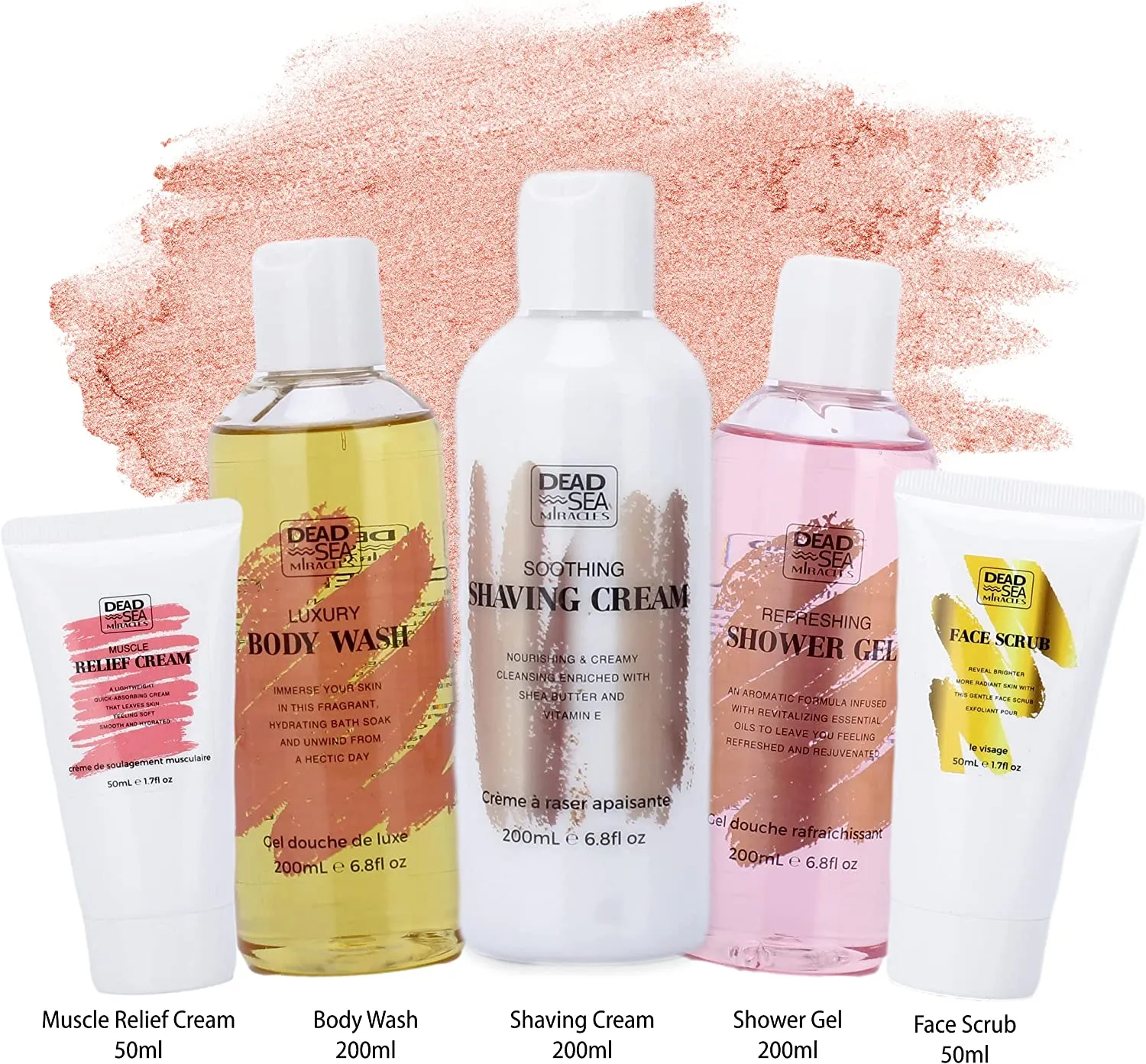 Ultimate Dead Sea Minerals Skincare Gift Set Bath & Body Basket