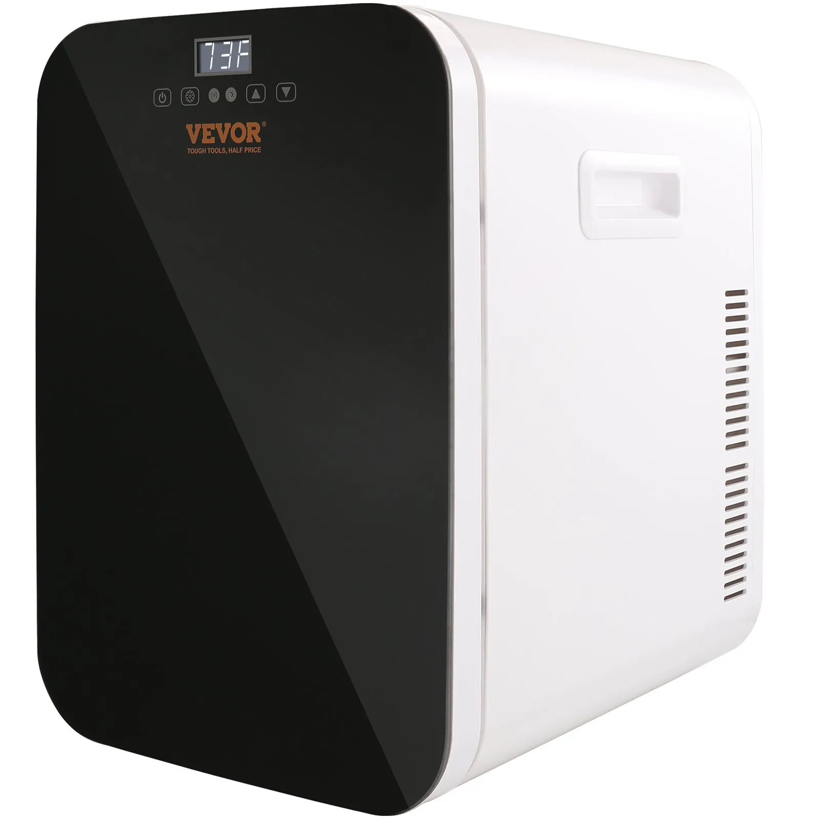 Vevor Mini Fridge for Bedroom, Skincare Fridge with Touch Screen Control - Black