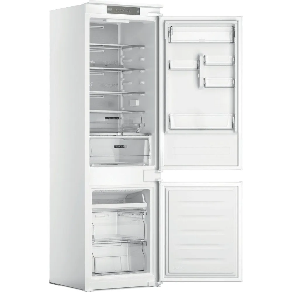 Whirlpool WHC18T332 250 Litre Built-In Fridge Freezer, 54cm Wide - White