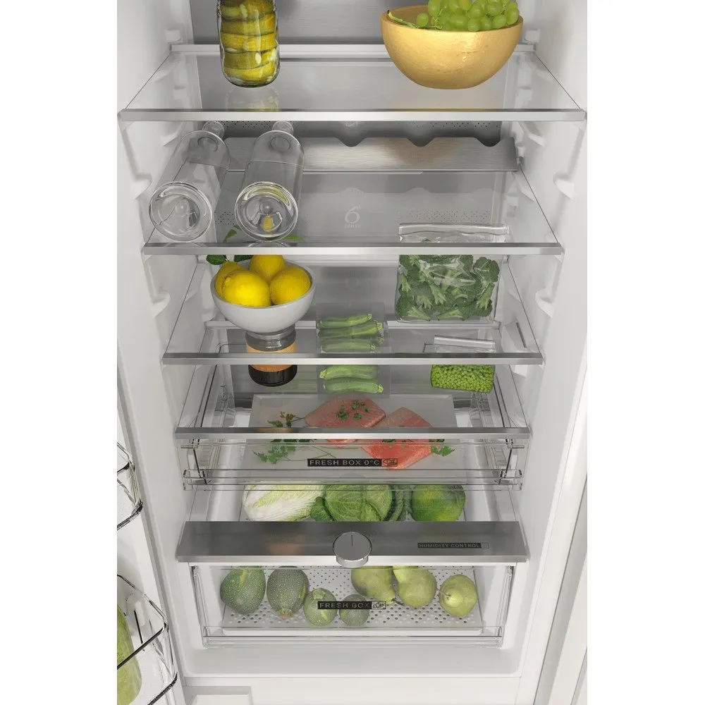 Whirlpool WHC18T332 250 Litre Built-In Fridge Freezer, 54cm Wide - White