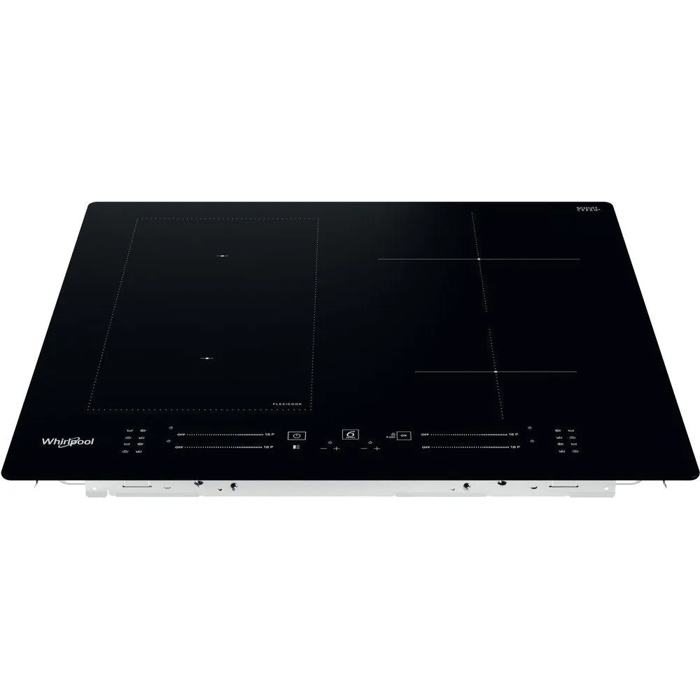 Whirlpool WLS7960NE 59cm Wide Built-In Induction Hob, 4 Zones, With Flexicook - Black